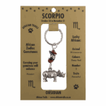Key ring-ZODIAC-Rhino-Scorpio