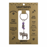 Key ring-ZODIAC-Zebra-Sagittarius