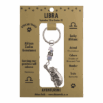 Key ring-ZODIAC-Chameleon-Libra