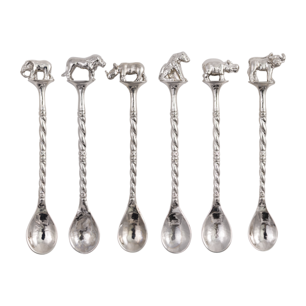 BIG 6 Tea Spoon - African Trails